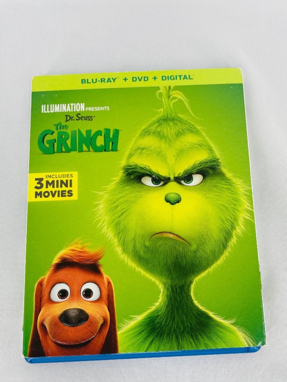 Dr. Seuss The Grinch Blu-ray DVD Digital 3 Mini Movies